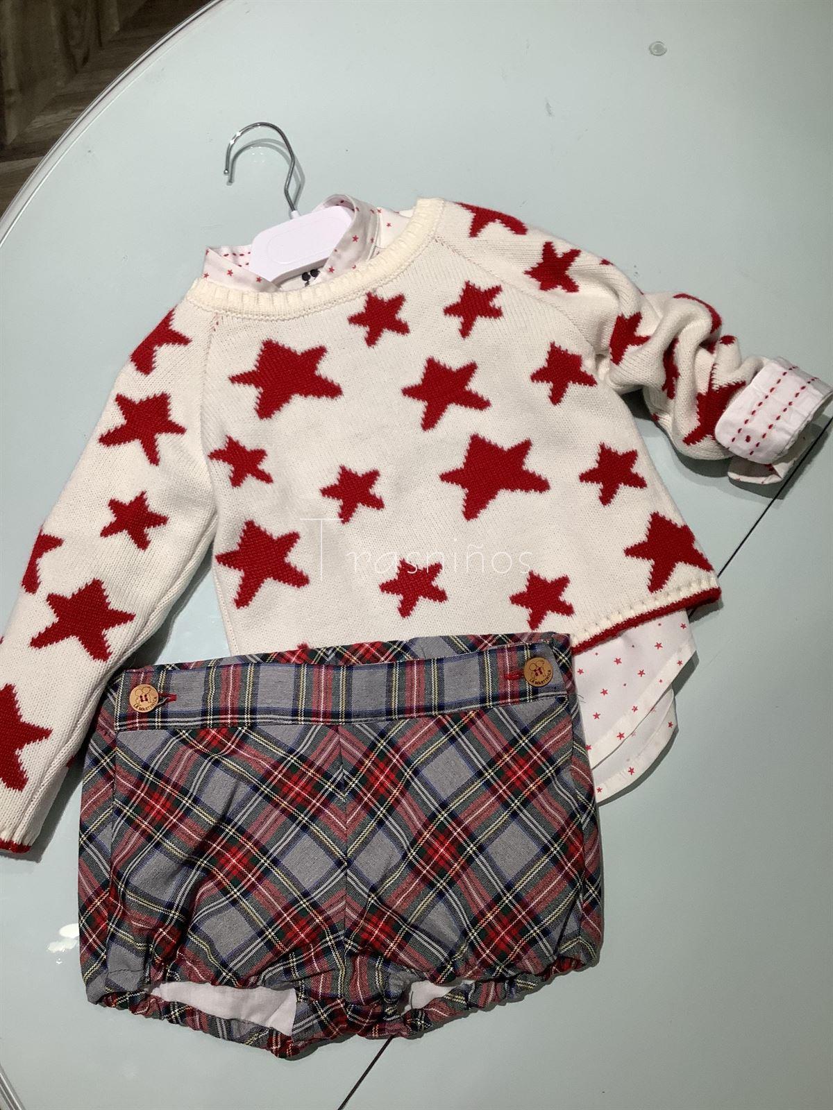 Conjunto camisa estrellitas + jersey estrellas + bombacho Harrys La Martinica - Imagen 2