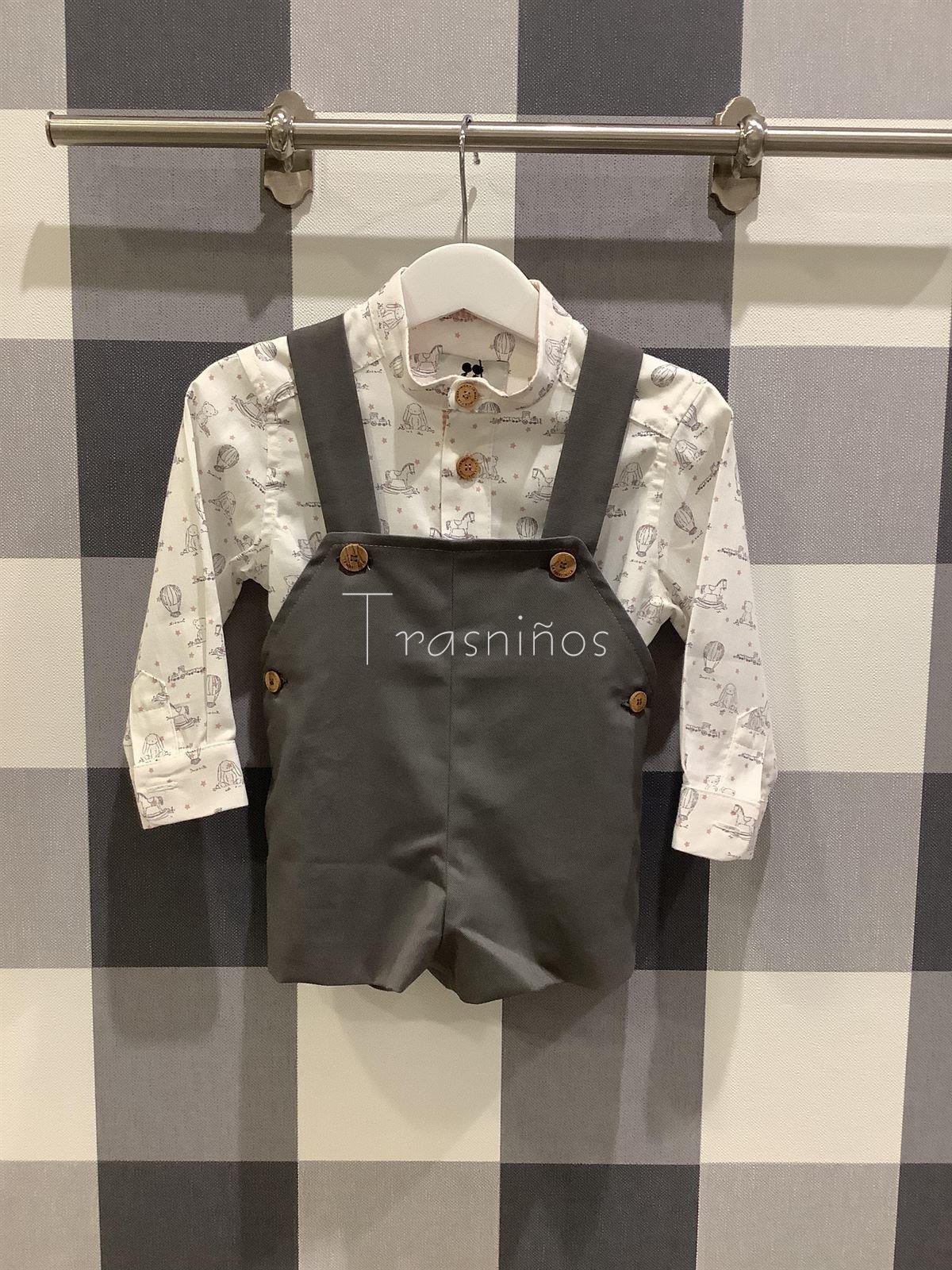 Conjunto Camisa figuritas + Pantalón tirantes + Jersey Trasniños La Martinica - Imagen 3