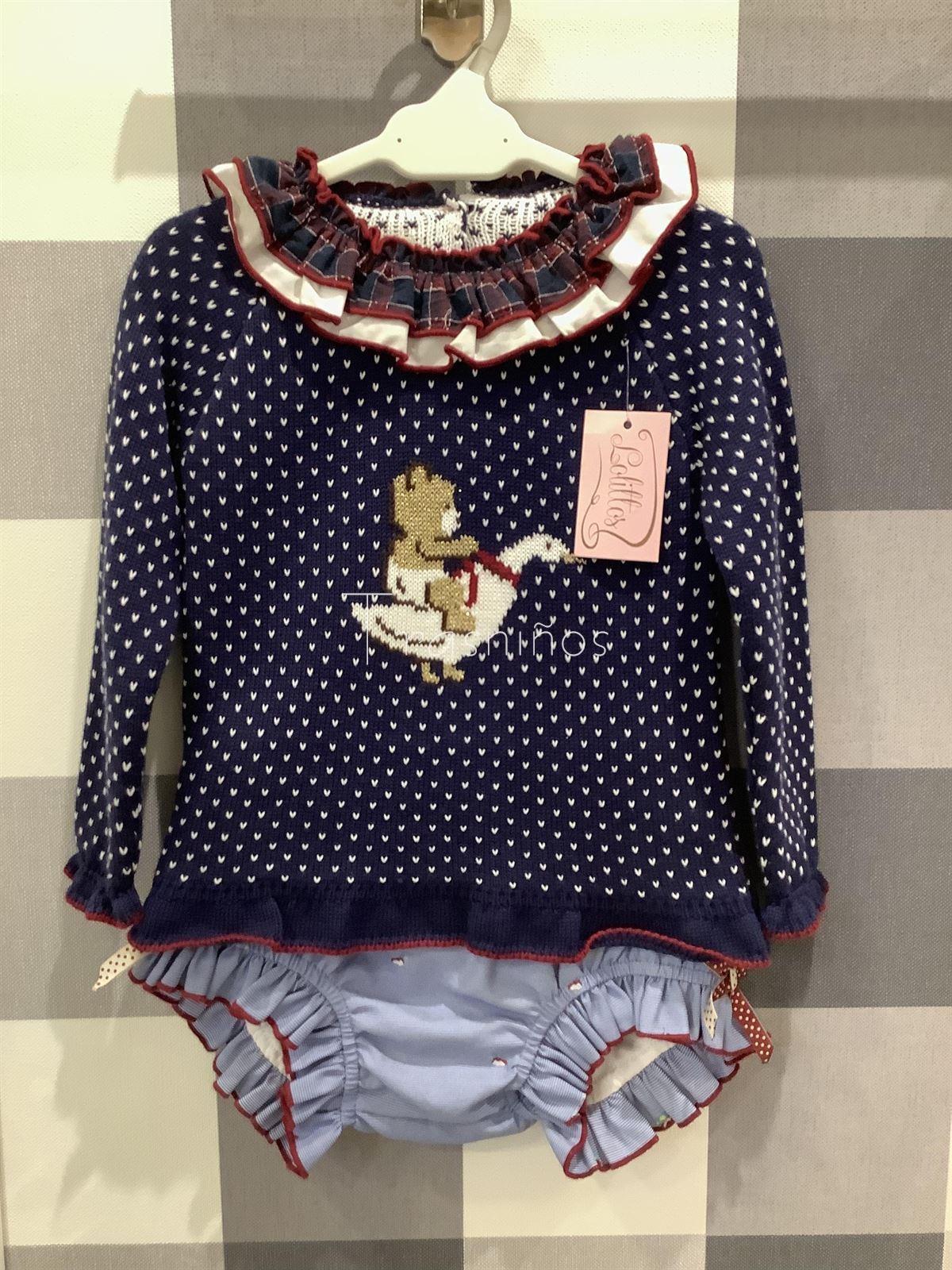 Conjunto jersey + ranita British Lolittos - Imagen 1