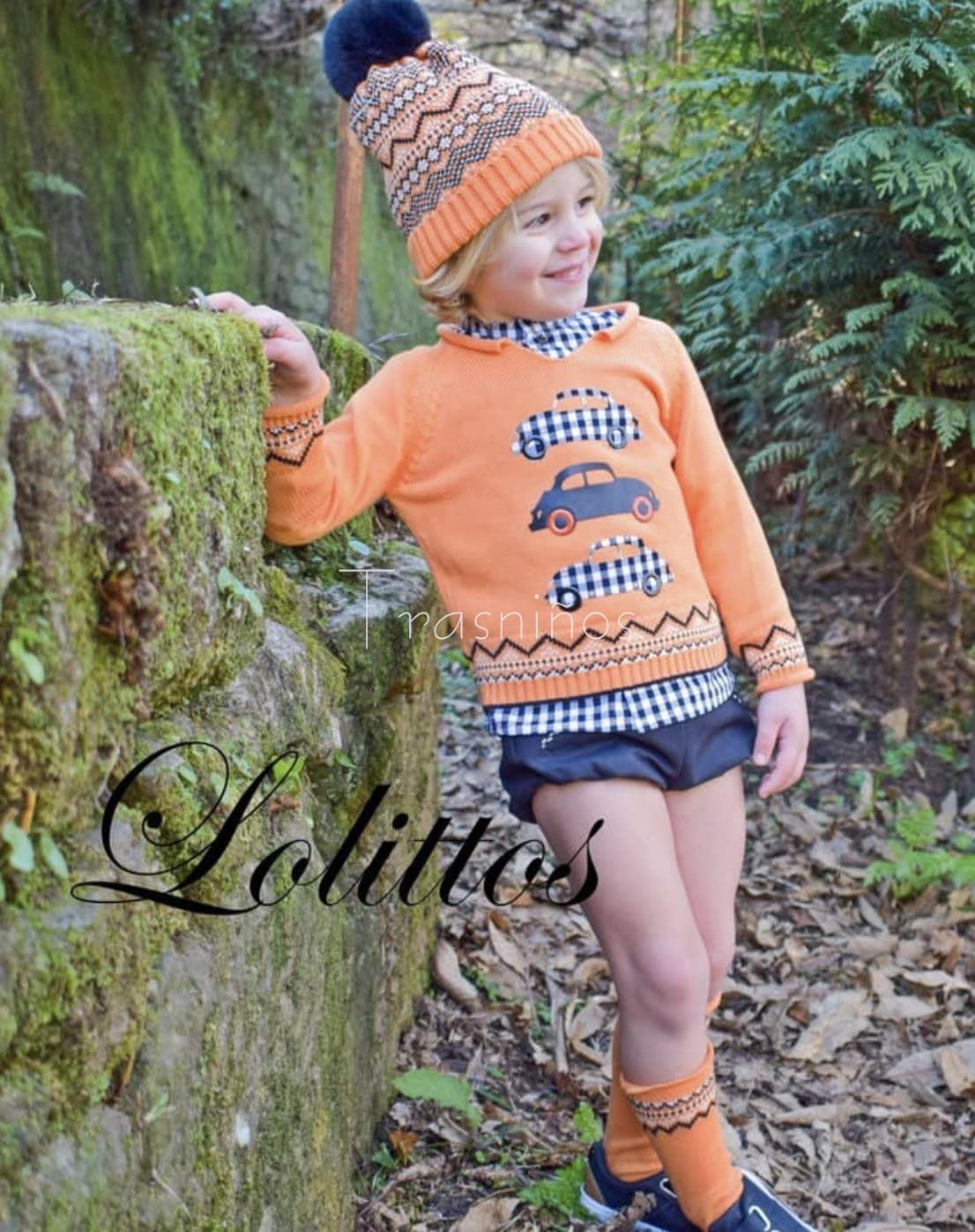 Conjunto niño jersey + camisa + bombacho Bear Lolittos - Imagen 1