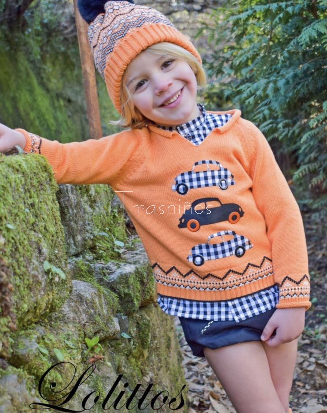 Conjunto niño jersey + camisa + bombacho Bear Lolittos - Imagen 2