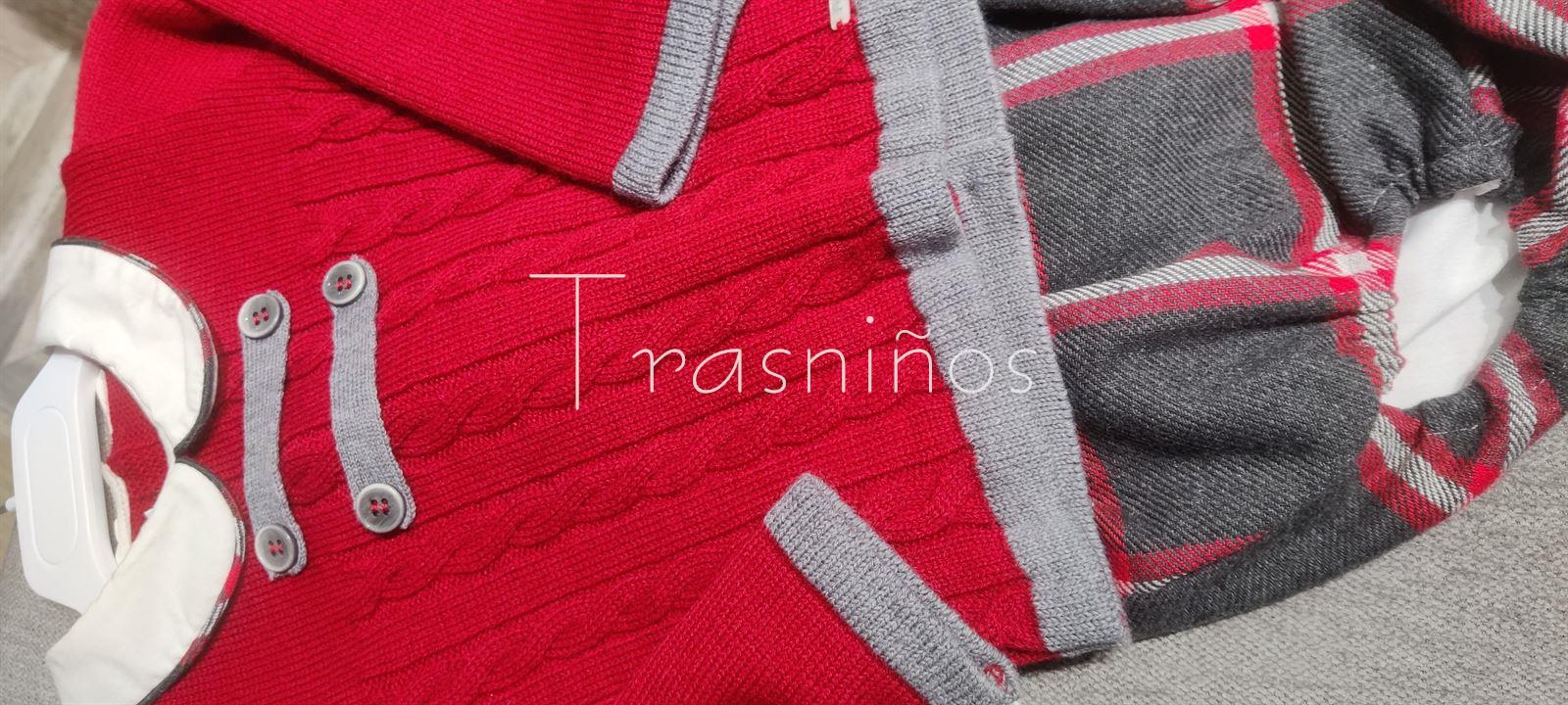 Conjunto niño jersey + ranita cuadros Foque - Imagen 1