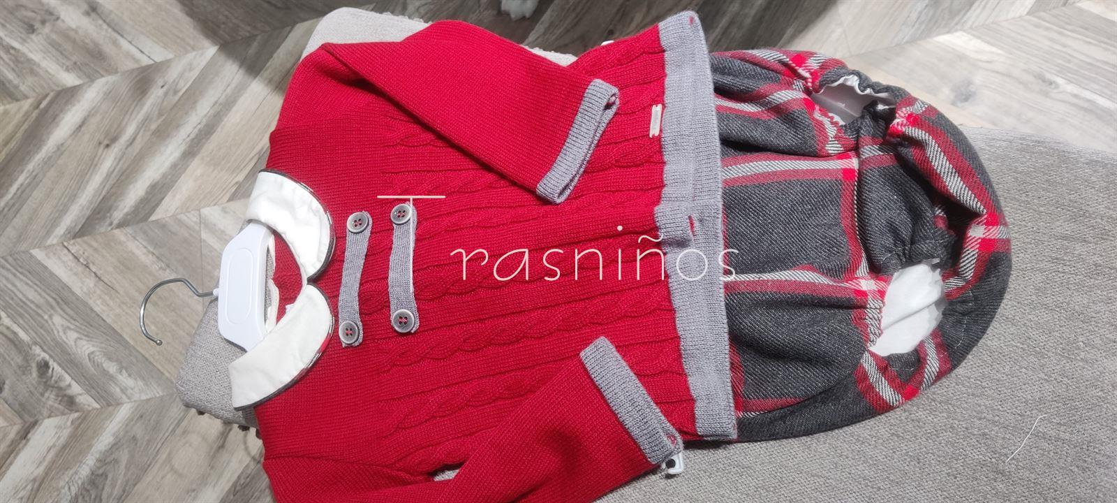 Conjunto niño jersey + ranita cuadros Foque - Imagen 2