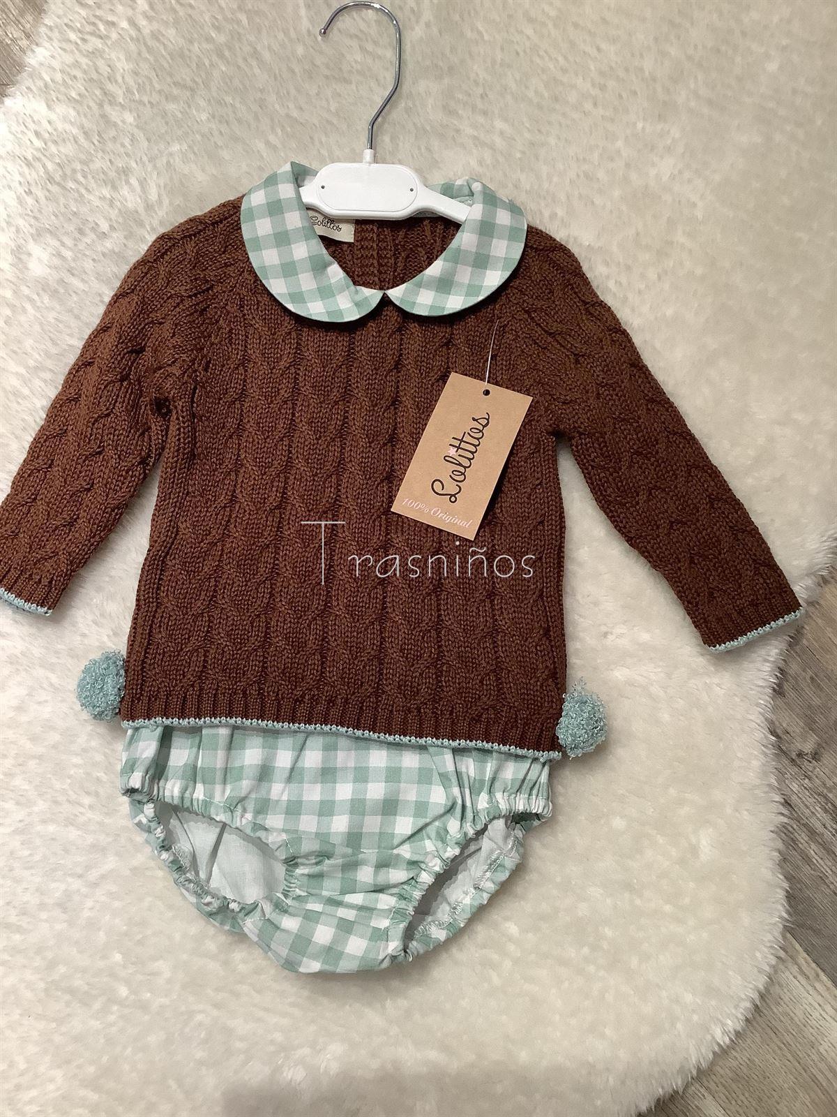 Conjunto niño jubón + cubre Pastelito Lolittos - Imagen 1