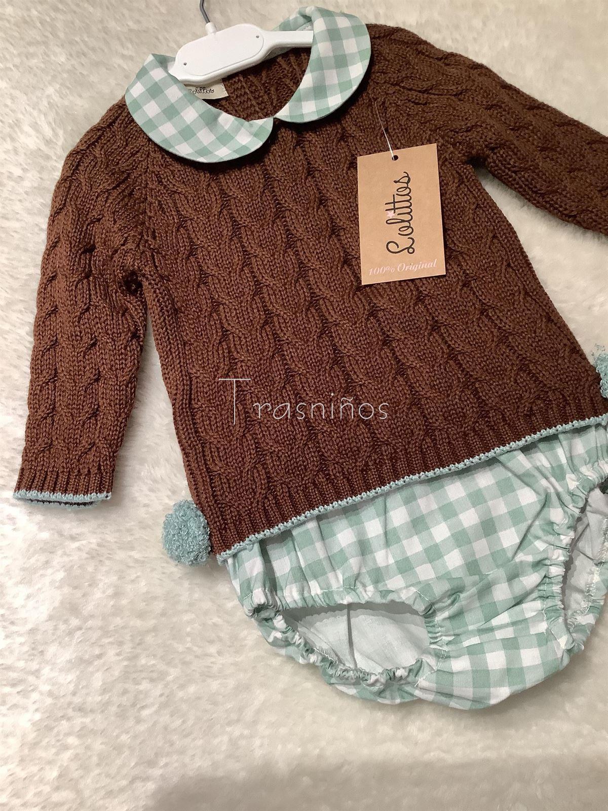 Conjunto niño jubón + cubre Pastelito Lolittos - Imagen 2