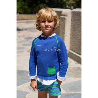 Conjunto pantalones corto, camisa y jersey colección Garachico La Martinica - Imagen 2