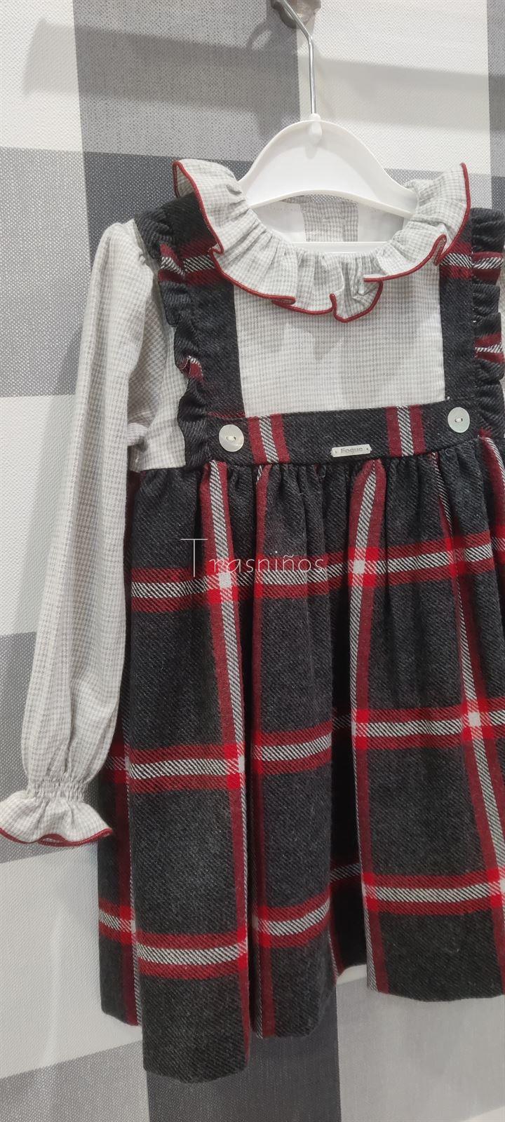 Vestido cuadros Foque - Imagen 2